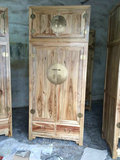香樟木俩门大衣柜原木古典中式储物柜卧室衣橱木质衣柜定做高品质