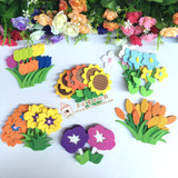 幼儿园教室墙面环境布置装饰品批发 泡沫卡通花贴画 EVA多彩花朵