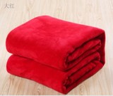 秋冬加厚毛毯珊瑚绒毯子铺床盖毯床单纯色毯子包邮儿童毯紫色红色