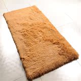 包邮加厚丝毛纯色可机洗地毯卧室客厅茶几床边毯防滑可定做地毯