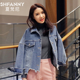 韩国2016春装新款长袖牛仔衣小外套女短款学生春秋短外套夹克衫潮