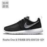 耐克Nike Roshe Run One女子黑白银钩奥利奥休闲跑步鞋599728-021
