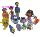 Dora朵拉历险记模型玩具 爱探险的朵拉公仔玩偶 动漫手办摆件12款