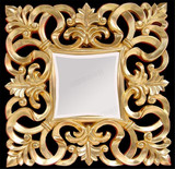 欧式镜子做旧化妆镜美式镜美容镜出口镜壁挂梳妆镜挂镜仿古卫浴