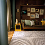 客厅茶几沙发卧室床边地毯北欧美式现代简约几何白色榻榻米垫定制