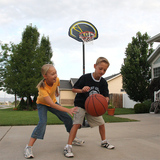 SBA305-016 成人户外家用移动篮球架篮筐配加厚篮板高度可升降