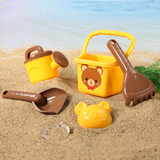 建雄沙滩玩沙戏水玩具宝宝沙滩桶套装组合 儿童铲子沙漏沙滩玩具