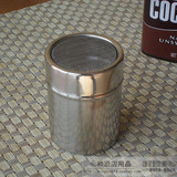 花式咖啡器具 不锈钢粉筒网纱粉筛 撒粉器 撒粉罐 粉筒 可可粉用