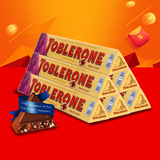 瑞士巧克力Toblerone三角巧克力牛奶葡萄干蜂蜜巴旦木糖100g*6条