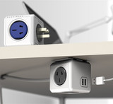PowerCube荷兰allocacoc模方魔方插座接线板插线扩展插排带USB