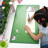 超大号环保PVC硬面儿童学习写字书桌垫绿色护眼地图办公桌垫台垫