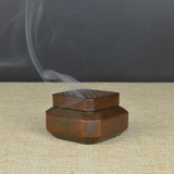 小号四方铜香炉 熏香炉 塔香炉 特小盘香炉 香道用具 纯铜香纂炉