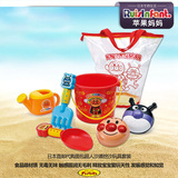 日本代购现货 面包超人沙滩玩具套装宝宝玩沙子工具挖沙铲子小桶