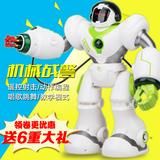 智能机器人遥控机械战警儿童电动玩具男孩女孩唱歌跳舞可充电编程