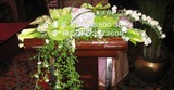 至善花艺547广州佛山预定大类型商务用花讲台花会议台花签到台花