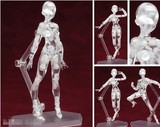 日版 figma archetype原型 she女 艺用人体模型透明素体 可动手办