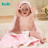 KUB可优比六层纱布婴儿抱被宝宝秋冬加厚包被新生儿纱布抱毯盖毯