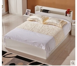 1.8米双人床 1.5米高箱床 低箱侧开床 气动床 储物板式床  可定制
