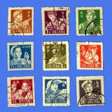 中国纪特文革编号JT编年邮票集邮收藏 普8信销盖 一套上品9枚