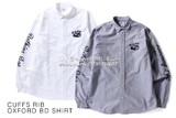 【日本直邮】9/12发售 BAPe  牛津紡衬衫（白/灰色）