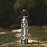 自发光25年 钛合金氚气灯荧光管钥匙扣钥匙圈 救生应急灯无需能源