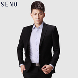 Seno男士西装外套英伦西服男版韩版修身型西装男士冬季外套