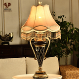 wanlang 欧式台灯 优雅别墅创意美式灯饰客厅卧室床头台灯具 5521