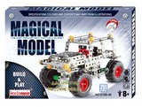 合金金属车智力拼装玩具汽车模型816B-48越野车模型学生社团器材