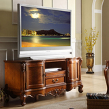 美式电视柜 1.4米实木电视柜 视听柜 卧室小电视柜 小户型电视柜