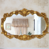 Acina欧式餐厅镜 装饰镜 浴室镜 复古挂镜 梳妆镜 古典镜6141