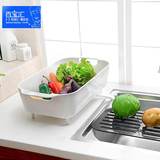 双庆创意沥水碗架沥水架厨房置物架收纳层架碗碟架洗菜盆水果蔬菜