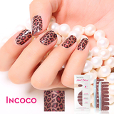 INCOCO美国进口指甲油膜指甲贴美甲儿童指甲贴豹纹甲油胶指甲油