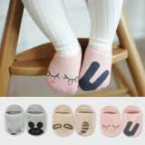 萌趣不对称儿童袜可爱造型春夏秋船袜男女宝宝棉短袜子防滑地板袜