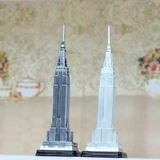 美国纽约摩天大楼帝国大厦模型树脂工艺品摆件地标建筑旅游纪念品