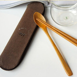 春野秋安旅行学生筷子勺子套装便携式木质餐具 携带餐具盒