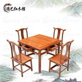 明清红木古典家具非洲黄花梨小方台中式实木餐台茶桌四方台小凳子