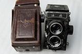 海鸥 4B 双反相机 带皮套 老旧古典收藏胶片相机包老包真 120胶卷