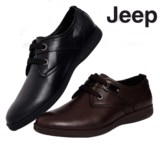 新款吉普jeep皮鞋真皮正品男鞋男士皮鞋休闲商务男皮鞋