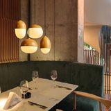 北欧宜家坚果吊灯现代简约个性创意卧室餐厅吧台灯具 蘑菇吊灯