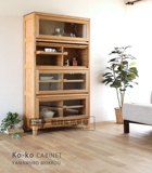 日式全实木餐边柜北欧白橡木家具环保实木碗柜碗橱展示柜新品特价