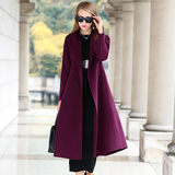 2015新款手工双面呢羊绒大衣高端羊毛中长款毛呢外套韩版女式风衣