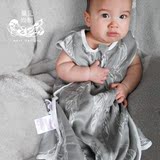 加拿大Nest Designs婴儿宝宝新生儿四层纱布背心式睡袋防踢