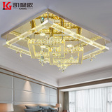 凯黎歌气泡柱水晶灯长方形客厅现代简约LED吸顶灯创意卧室灯大气