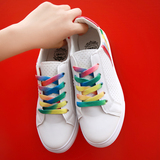 16韩版春夏镂空拼色时尚小白鞋休闲鞋低跟平底鞋学生鞋板鞋女鞋子