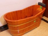 盆浴缸野生香柏 木桶沐浴桶 泡澡木桶 成人儿童洗澡木桶 木质浴