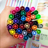 得力水彩笔36色包邮 水彩笔 可水洗 儿童无毒画笔套装 24色彩色笔