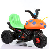 儿童电动摩托车遥控电动车三轮车小孩电动宝宝童车四轮甲壳虫可坐
