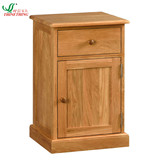 特价实木床头柜单门灯桌边柜可选左右开门简约现代橡木储物收纳