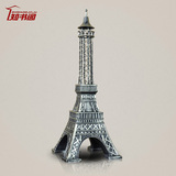 欧式巴黎埃菲尔铁塔模型树脂摆件装饰家居摄影道具结婚浪漫礼物