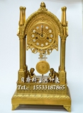 座钟 仿古机械全铜钟表 老式上弦钟表 555机芯台钟